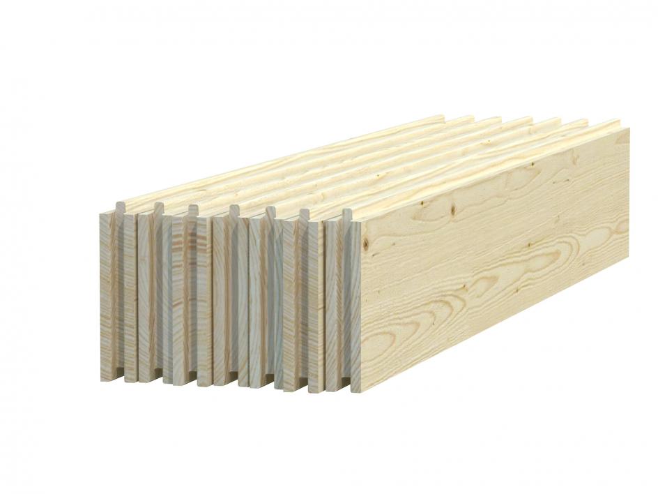 Double end tenoned floor boards